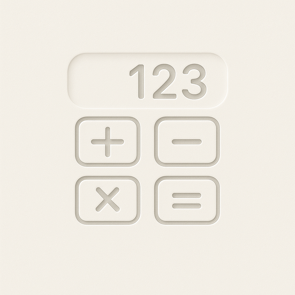 Neumorphic Calculator icon