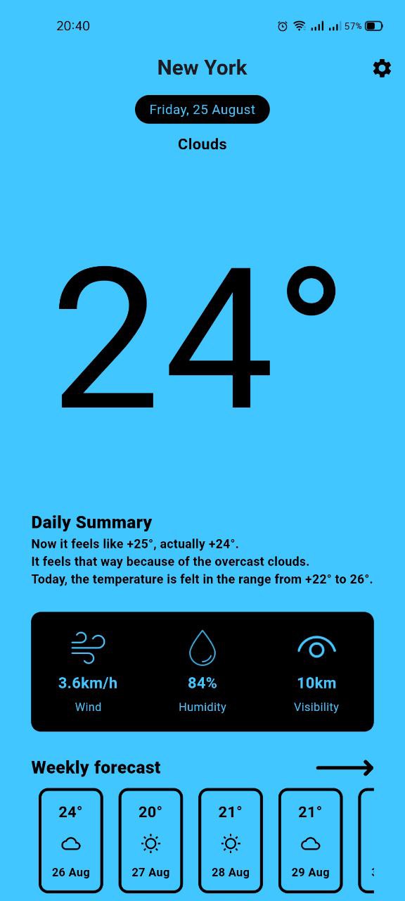 Weathque screenshot 2