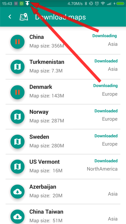 PocketMaps screenshot 2