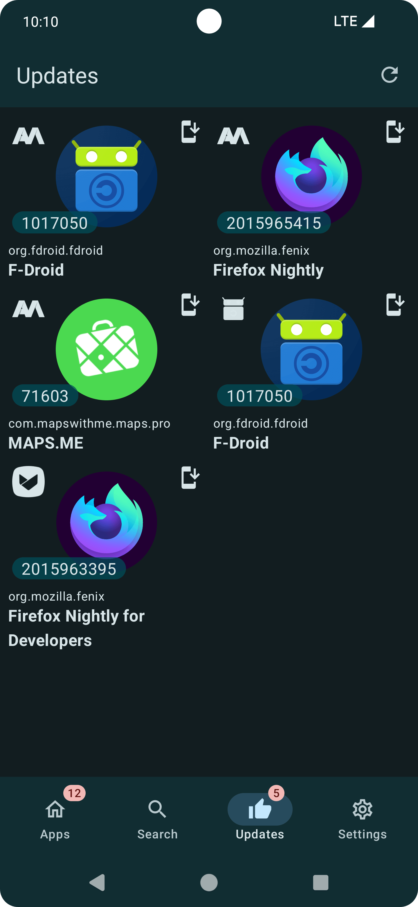 APKUpdater screenshot 3