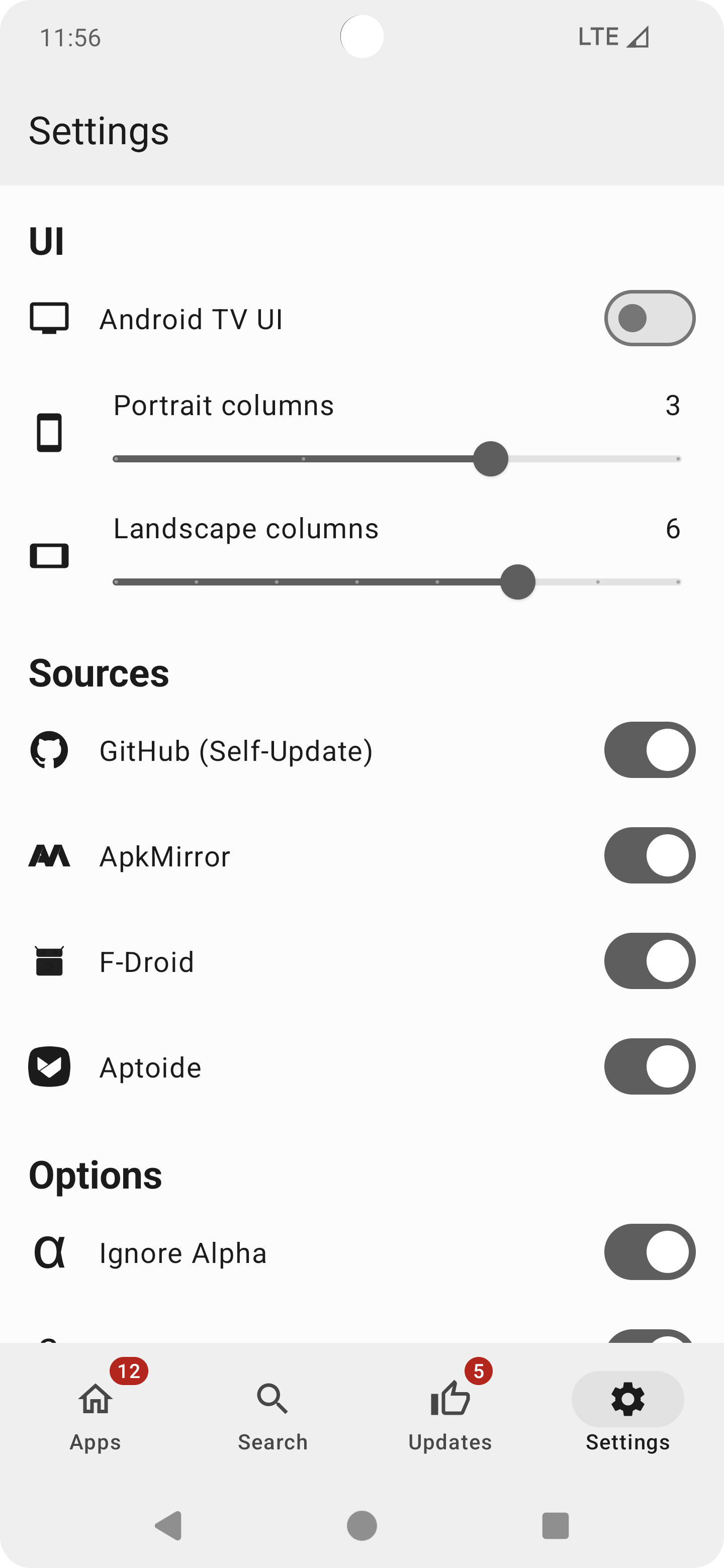 APKUpdater screenshot 2