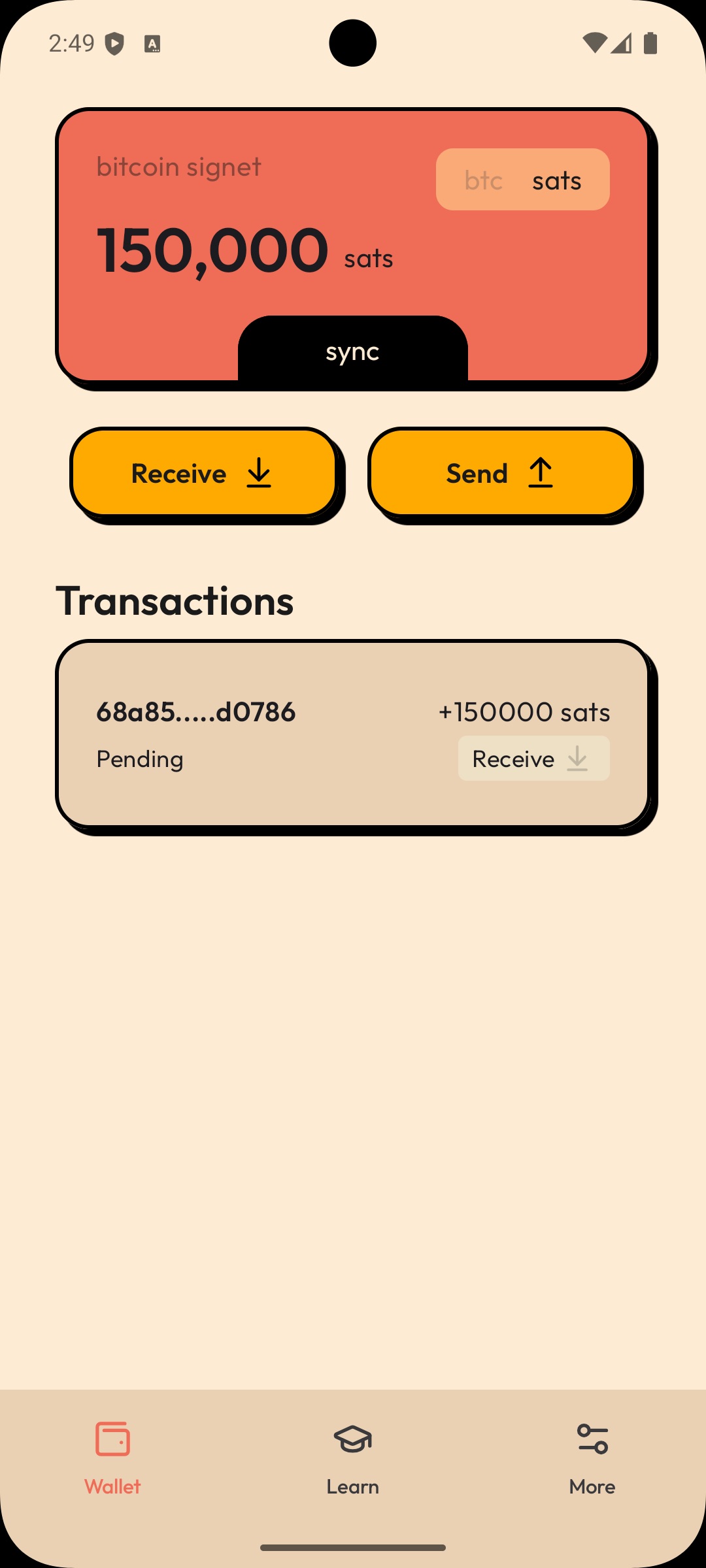 Padawan Wallet screenshot 3