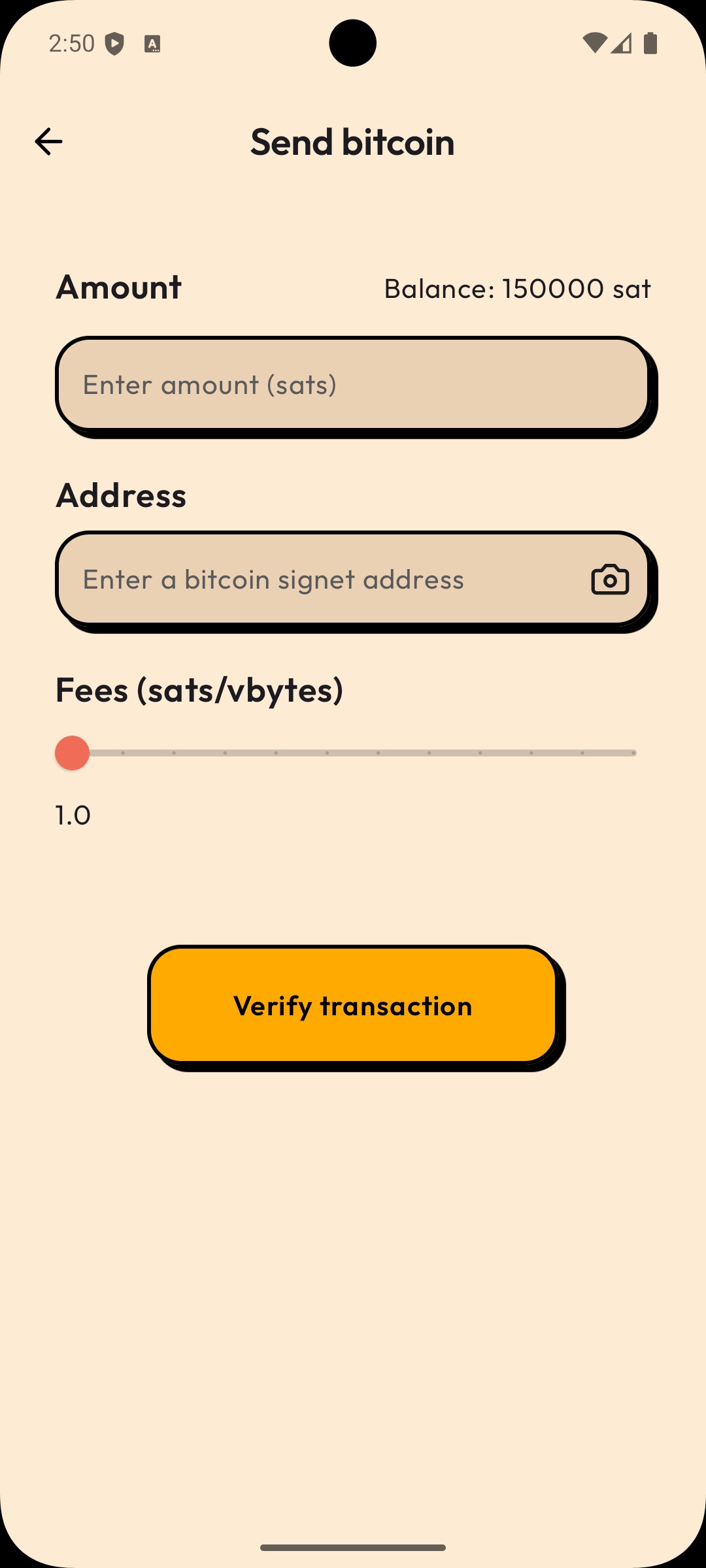 Padawan Wallet screenshot 2