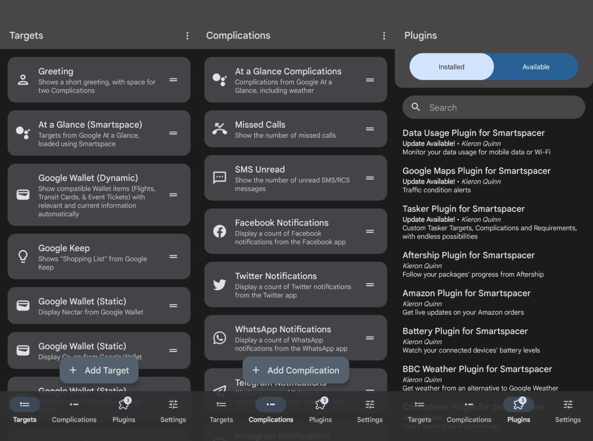 Smartspacer screenshot 2