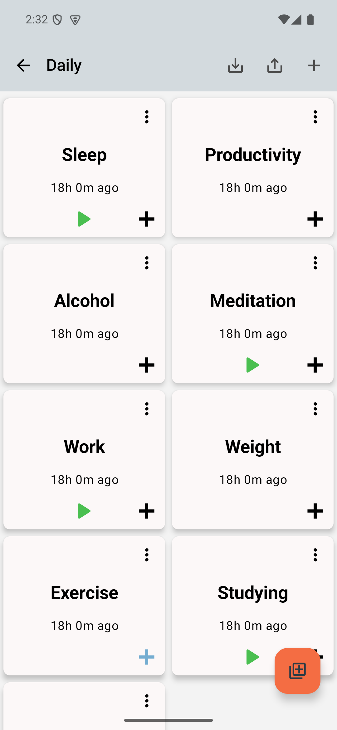 Track & Graph screenshot 1