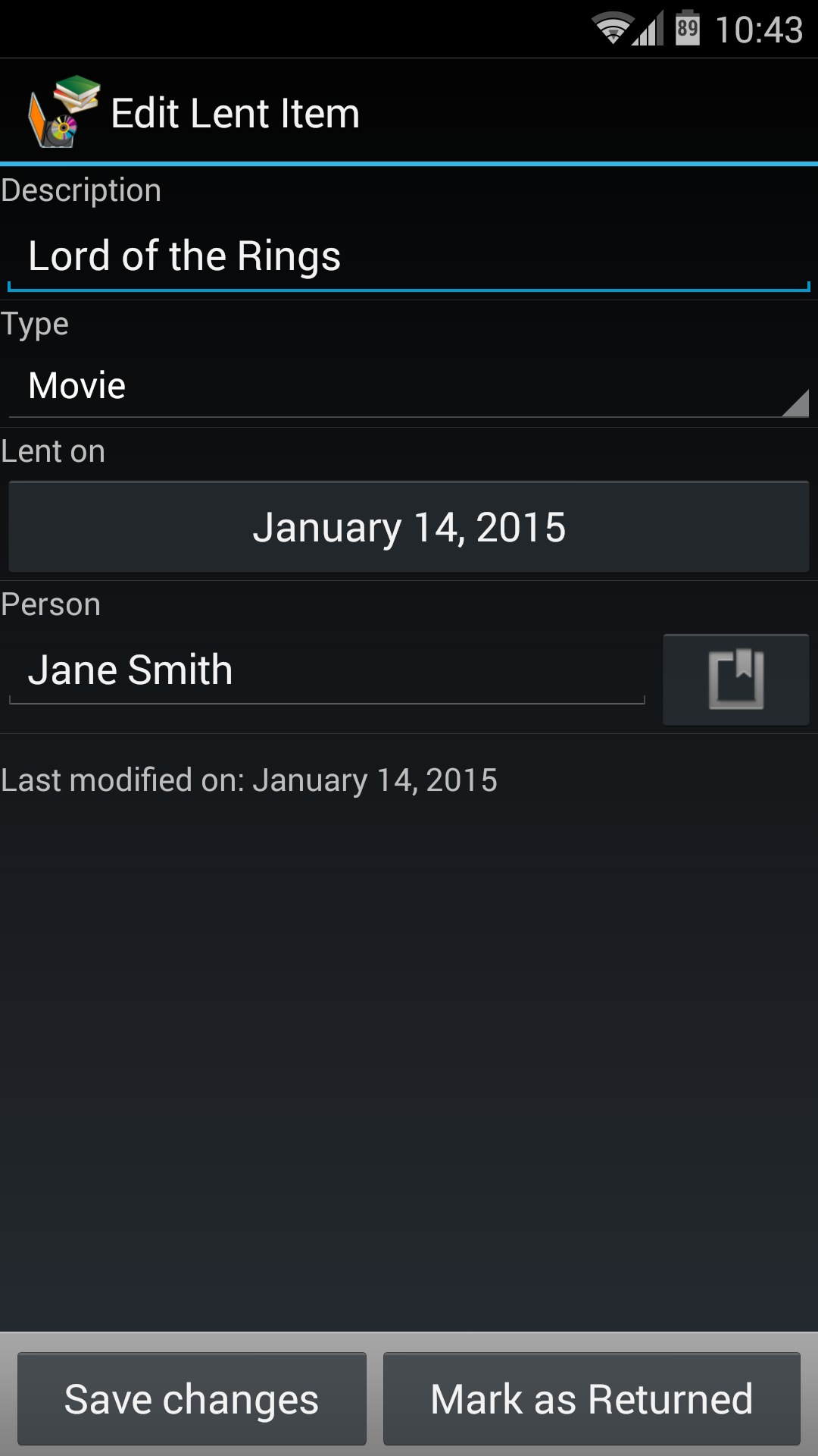 Who Has My Stuff? screenshot 2